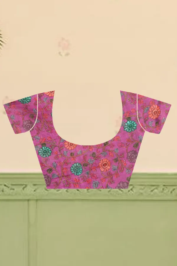 Pink_Cotton_Linen_Digital_Print_Saree_For_Women