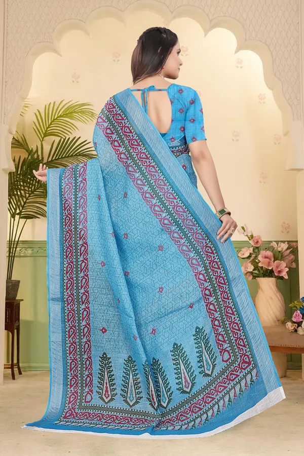 Light_Green_Cotton_Linen_Digital_Print_Saree_For_Women