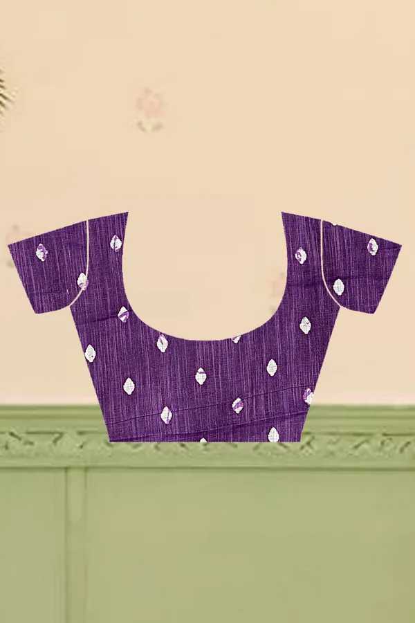 Purple_Cotton_Linen_Digital_Print_Saree_For_Women