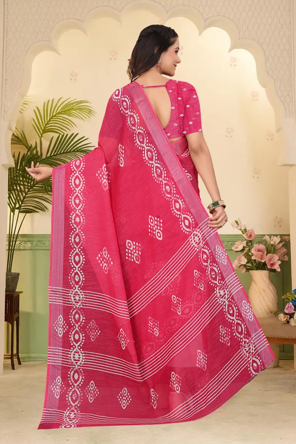 Multicolor_Cotton_Linen_Digital_Print_Saree_For_Women
