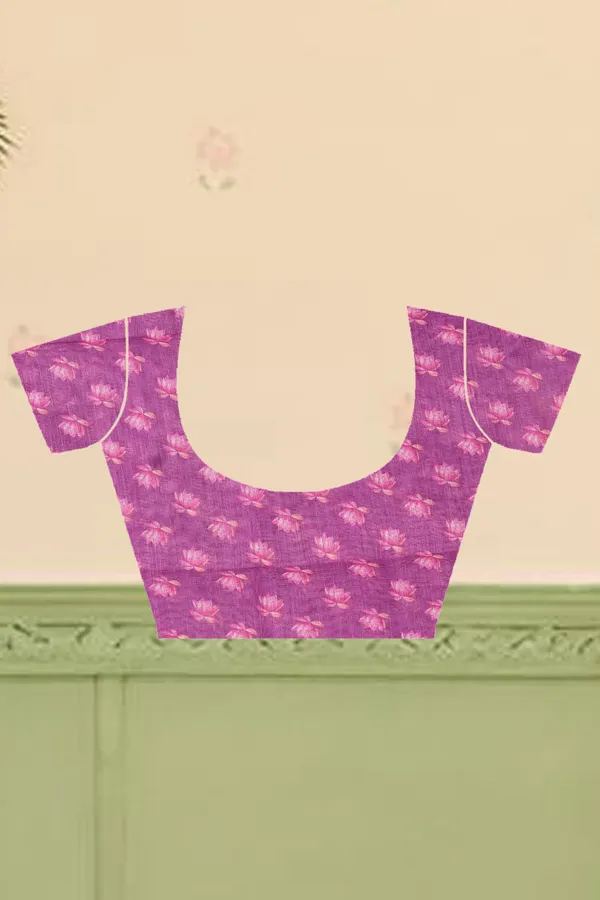 Purple_Cotton_Linen_Digital_Print_Saree_For_Women