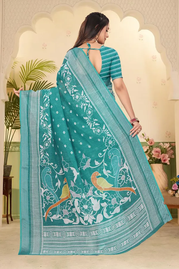 Light_Green_Cotton_Linen_Digital_Print_Saree_For_Women