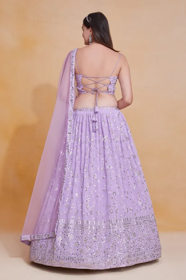 Lavender_Georgette_Floral_Sequin_Embellished_Lehenga_Choli_For_Women