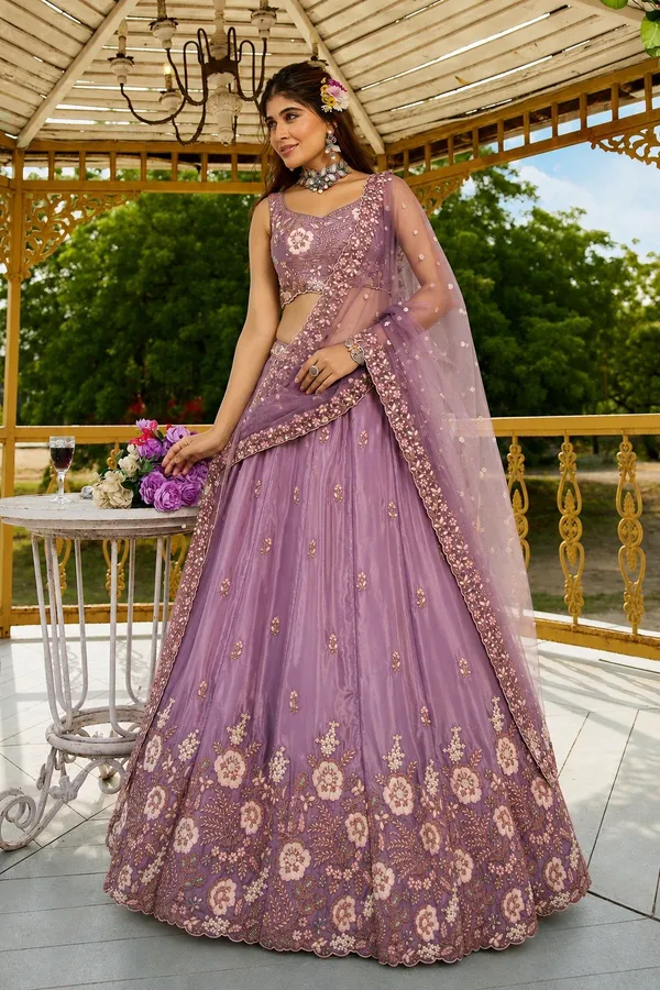 Purple_Crepe_Sleeveless_Floral_Embroidered_Lehenga_Choli_For_Women