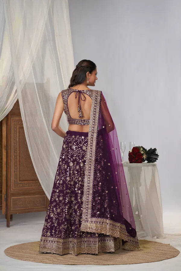 Purple_Georgette_Flared_Embroidered_Lehenga_Choli_For_Women