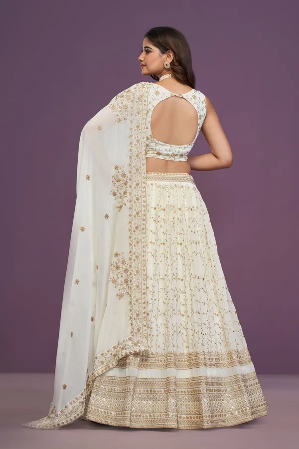 Ivory_Georgette_Flared_Embroidered_Lehenga_Choli_For_Women