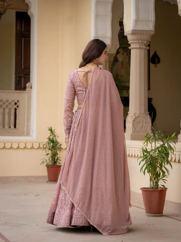Mauve_Georgette_Full_Sleeve_Embroidered_Lehenga_Set_For_Women