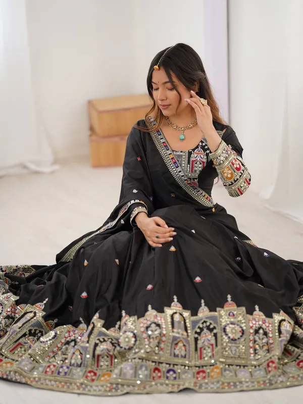 Black_French_Crepe_Embellished_Ethnic_Lehenga_Choli_For_Women