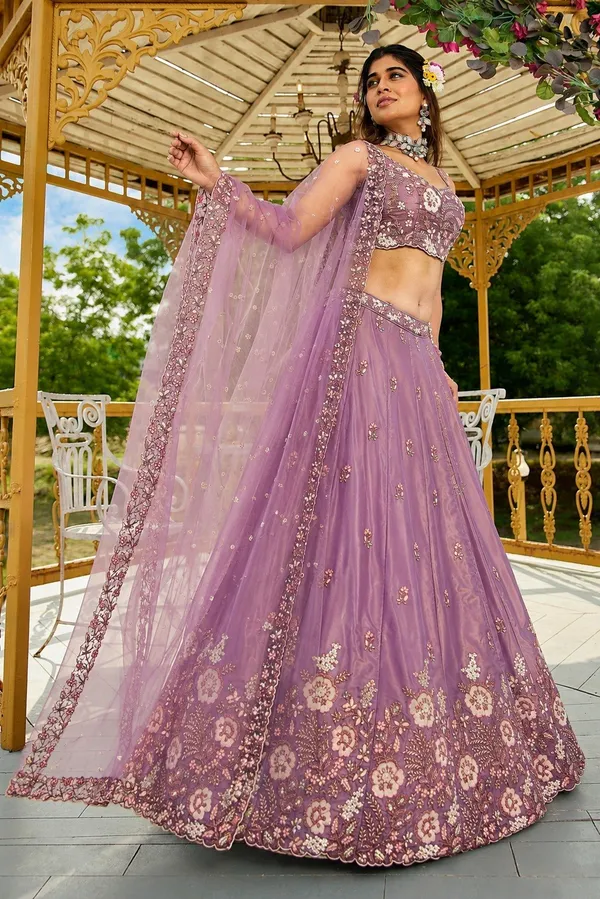 Purple_Crepe_Sleeveless_Floral_Embroidered_Lehenga_Choli_For_Women