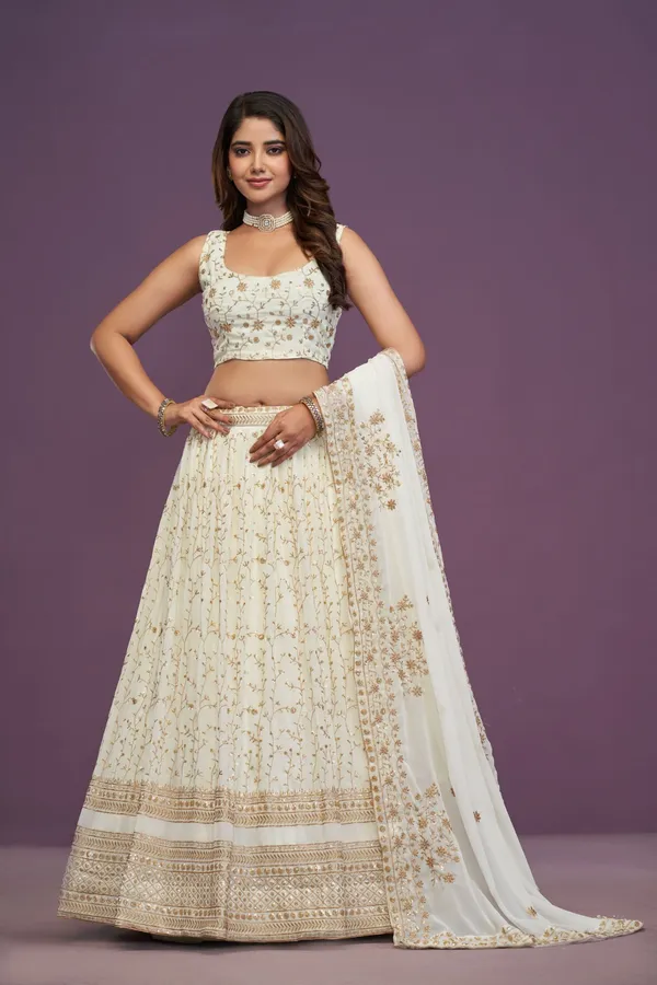 Ivory_Georgette_Flared_Embroidered_Lehenga_Choli_For_Women