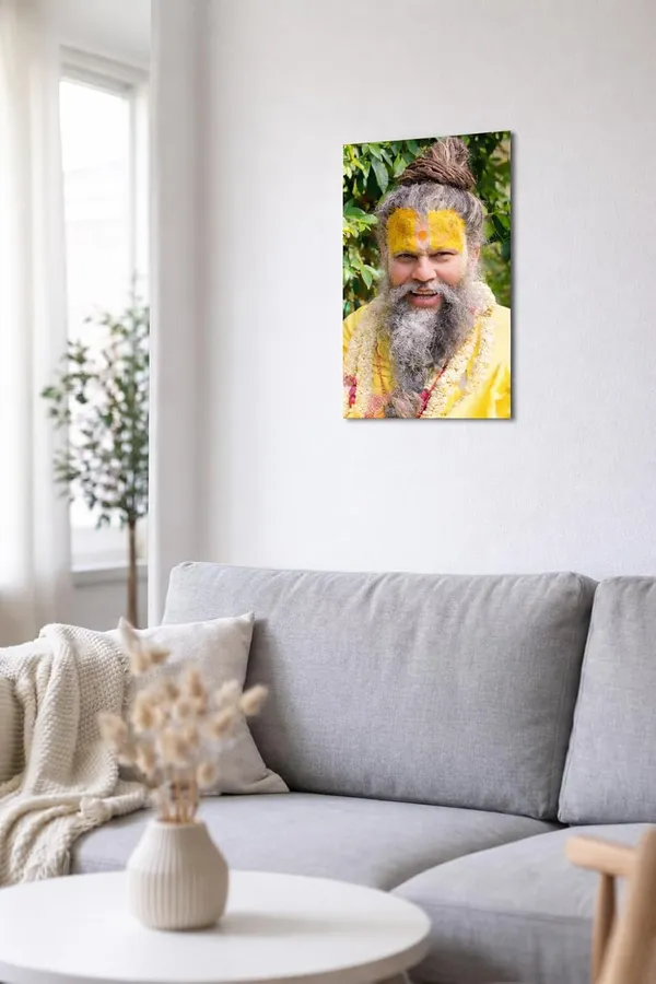 Metal_Sheet_Devotional_Hd_Print_Premanand_Maharaj_Ji_Wall_Art