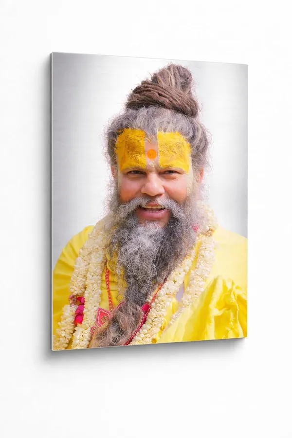 Metal_Sheet_Devotional_A4_Hd_Print_Premanand_Maharaj_Ji_Wall_Art