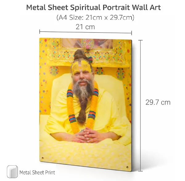 Spiritual_Premanand_Maharaj_Ji_Hd_Printed_Wall_Painting_On_Metal_Sheet_11_7x8_3_Inch_Canvas_Artwork_Devotional_Painting_For_Living_Room_Pooja_Room_Decor_Office_Gifting