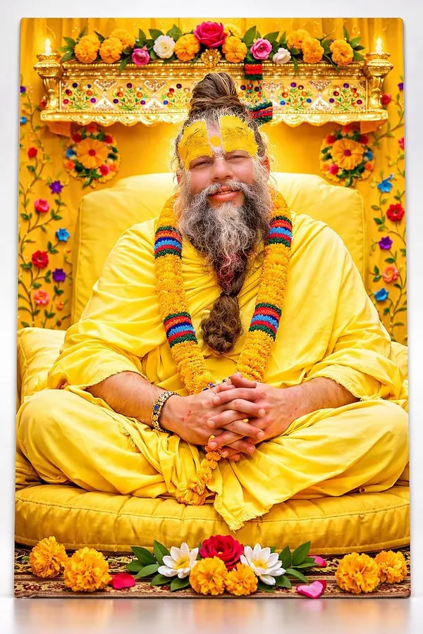 Spiritual_Premanand_Maharaj_Ji_Hd_Printed_Wall_Painting_On_Metal_Sheet_11_7x8_3_Inch_Canvas_Artwork_Devotional_Painting_For_Living_Room_Pooja_Room_Decor_Office_Gifting