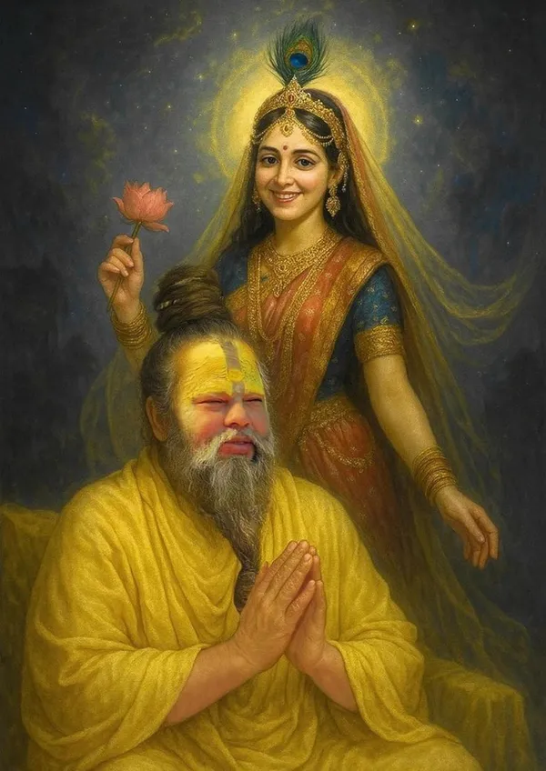 Metal_Sheet_Devotional_Hd_Print_Premanand_Maharaj_Ji_Wall_Art