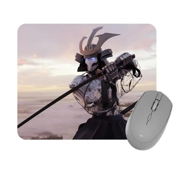 Colormint_Samurai_Robot_Warrior_Printed_Non-Slip_Mouse_Pad