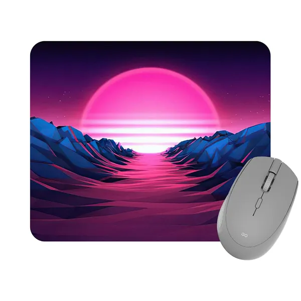 Pink_Sunset_Blue_Mountain_Retrowave_Print_Non-Slip_Mouse_Pad
