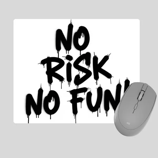 Non_Slip_Motivation_Printed_Mouse_Pad_No_Risk_No_Fun_Mousepad_Smooth_Surface_For_Precise_Control_Anti_Skid_Rubber_Base_Desk_Mat_For_Home_Office_Gaming