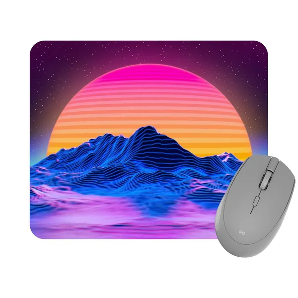 Colormint_Retrowave_Sunset_Printed_Non-Slip_Mouse_Pad