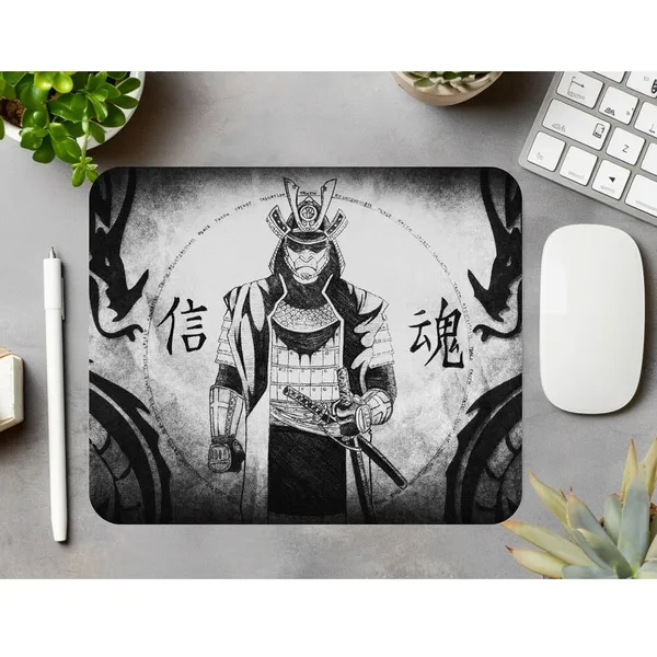 Colormint_Japanese_Samurai_Printed_Non-Slip_Mouse_Pad