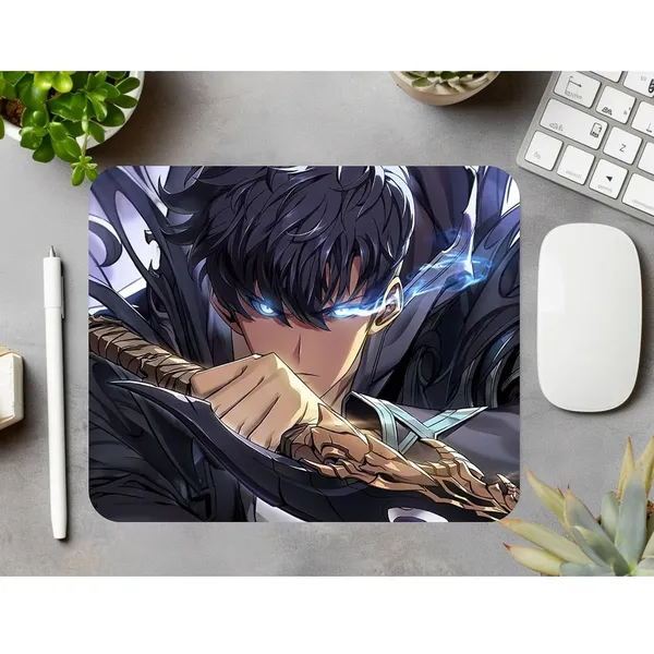 Colormint_Solo_Leveling_Sung_Jinwoo_Anime_Printed_Mouse_Pad_Non-Slip_Rubber_Base