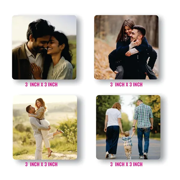 Metal_Custom_Photo_Print_Fridge_Magnets_3X3_Inch_Set_Of_4
