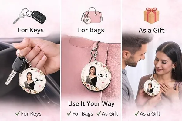 Resin_Round_Personalized_Photo_Name_Keychain_Pack_Of_4
