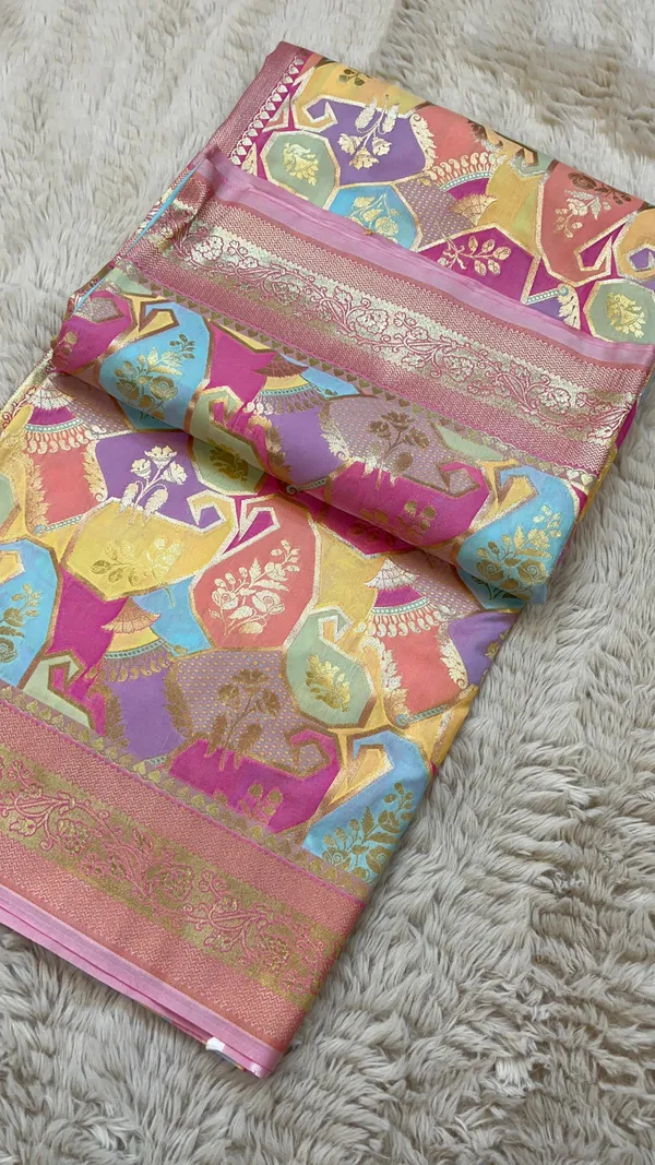 Pink_Mashru_Katan_Silk_Rangkat_Zari_Weave_Banarasi_Saree_For_Women