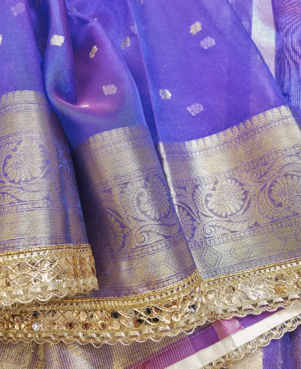 Violet_Tissue_Silk_Zari_Buti_Lace_Border_Banarasi_Saree_For_Women