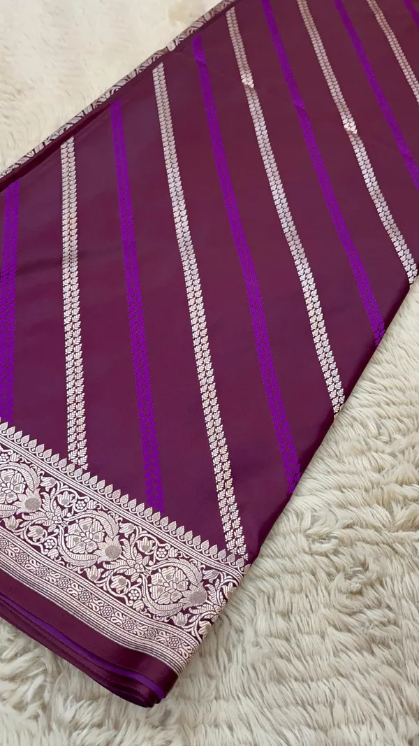 Purple_Mashru_Katan_Silk_Diagonal_Zari_Stripes_Floral_Border_Saree_For_Women