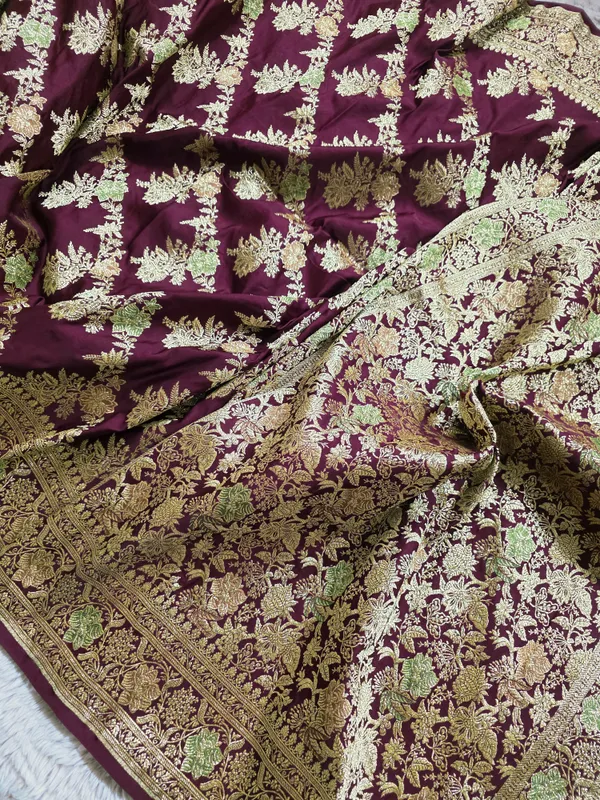 Garnet_Mashru_Katan_Silk_Floral_Vine_Zari_Banarasi_Saree_For_Women