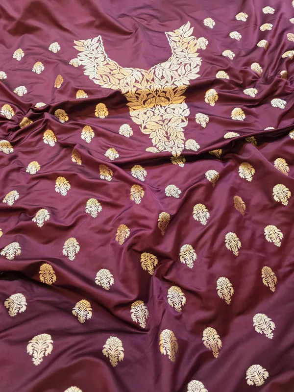 Garnet_Mashru_Katan_Silk_Silver_Paisley_Booti_Unstitched_Suit_For_Women