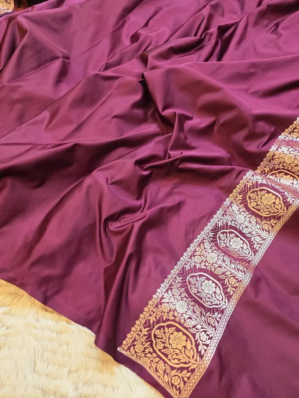 Garnet_Mashru_Katan_Silk_Silver_Paisley_Booti_Unstitched_Suit_For_Women
