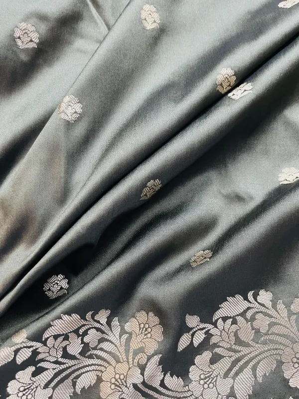 Dark_Smoke_Banarasi_Semi_Mashru_Silk_Saree_with_Modern_Antique_Gold_Zari_Border