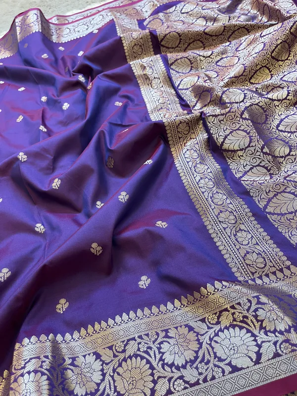 Royal_Blue_Banarasi_Semi_Mashru_Silk_Saree_with_Traditional_Antique_Gold_Zari_Border