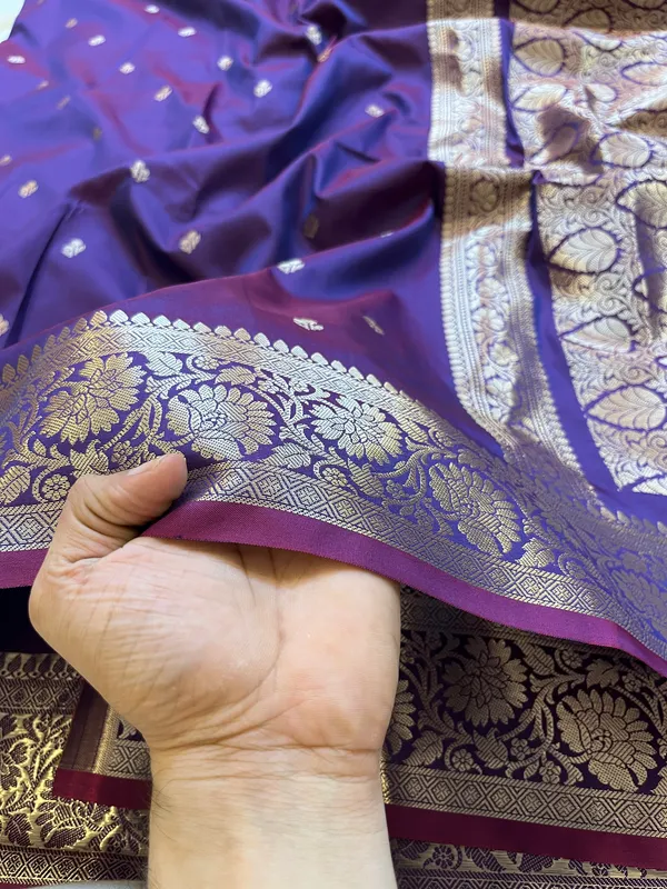 Royal_Blue_Banarasi_Semi_Mashru_Silk_Saree_with_Traditional_Antique_Gold_Zari_Border