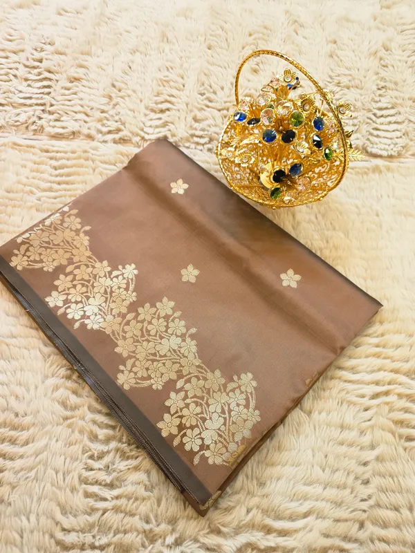 Light_Copper_Banarasi_Semi_Mashru_Silk_Saree_with_Rich_Antique_Gold_Zari_Border