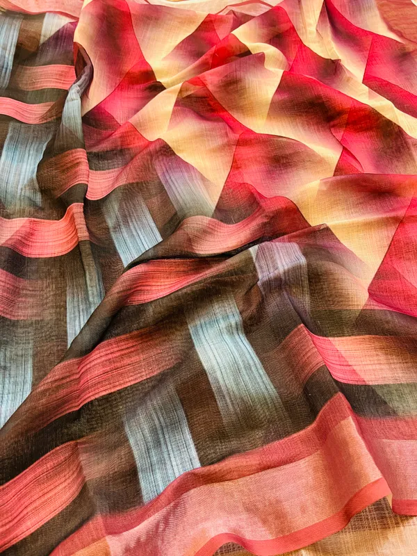 Black_Banarasi_Linen_Cotton_Saree_with_Geometric_Abstract_Digital_Print