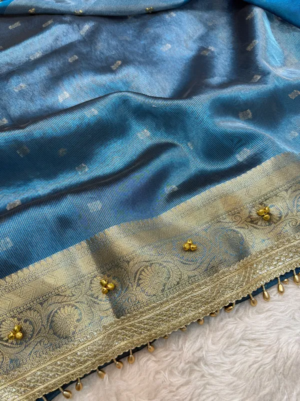 Peacock_Blue_Viral_Ghungroo_Tissue_Silk_Banarasi_Saree