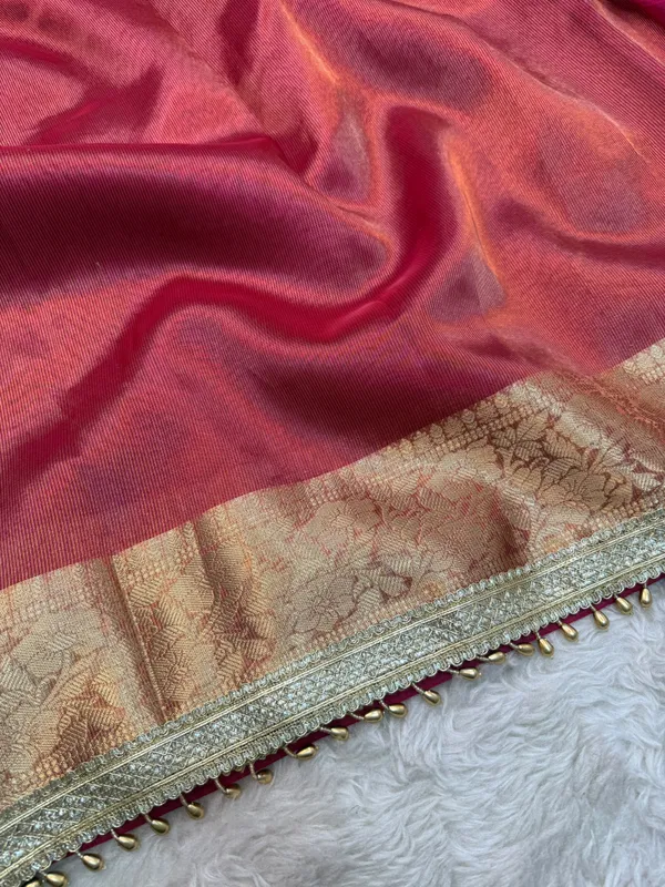 Blood_Red_Viral_Ghungroo_Tissue_Silk_Banarasi_Saree