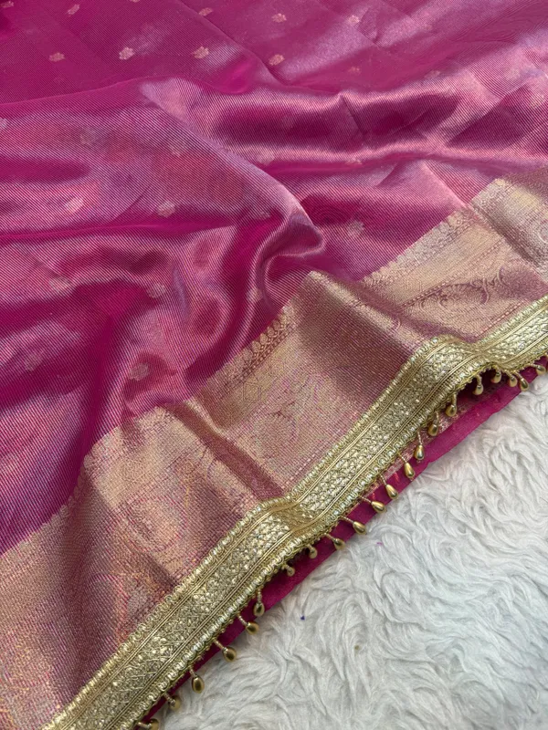 Rani_Pink_Viral_Ghungroo_Tissue_Silk_Banarasi_Saree