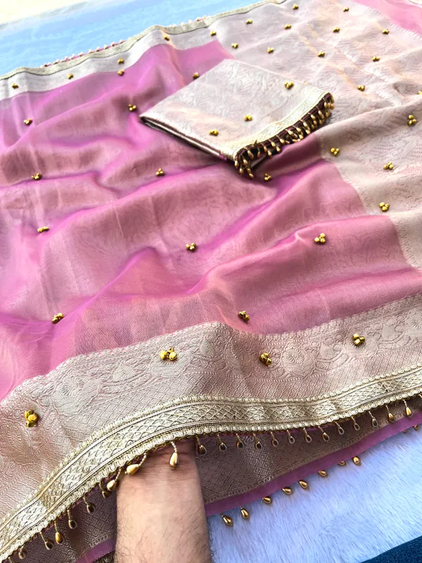 Baby_Pink_Viral_Ghungroo_Tissue_Silk_Saree_with_Banarasi_Zari_Woven_Pallu