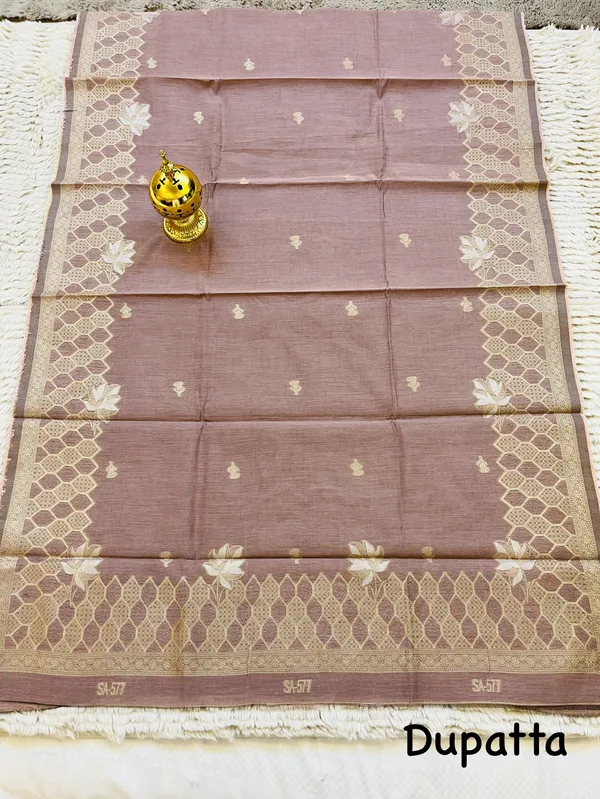 Dusty_Rose_Banarasi_Viscose_Silk_Unstitched_Suit_Set_For_Women