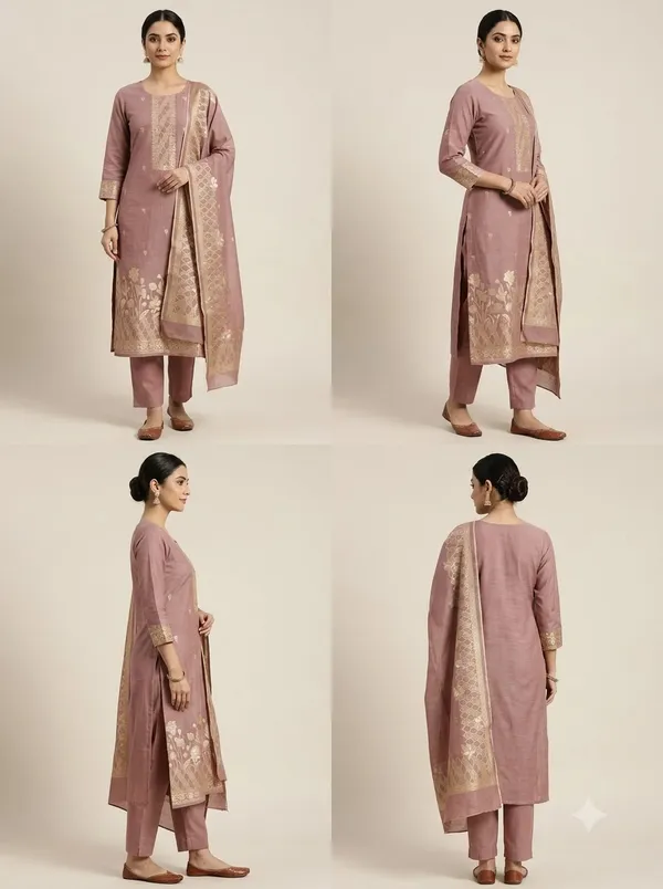 Dusty_Rose_Banarasi_Viscose_Silk_Unstitched_Suit_Set_For_Women
