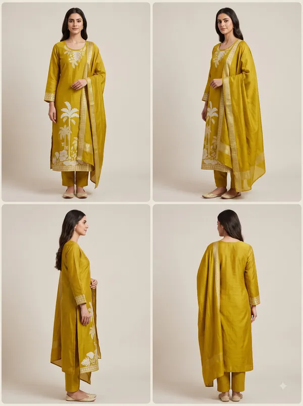 Mustard_Banarasi_Viscose_Silk_Unstitched_Suit_Set_For_Women