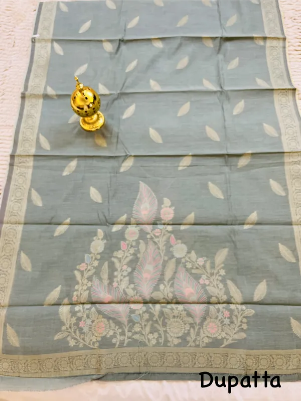Sage_Green_Banarasi_Viscose_Silk_Unstitched_Suit_Set_For_Women