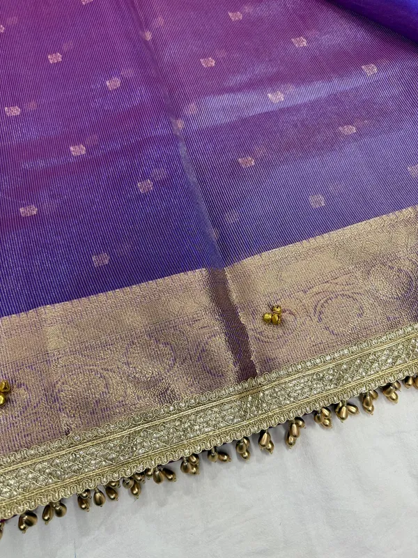 Violet_Viral_Ghungroo_Tissue_Silk_Banarasi_Saree