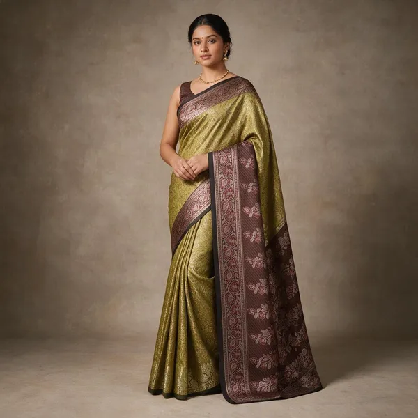 Pistachio_Green_Soft_Silk_Jamdani_Tanchoi_Zari_Border_Saree_For_Women