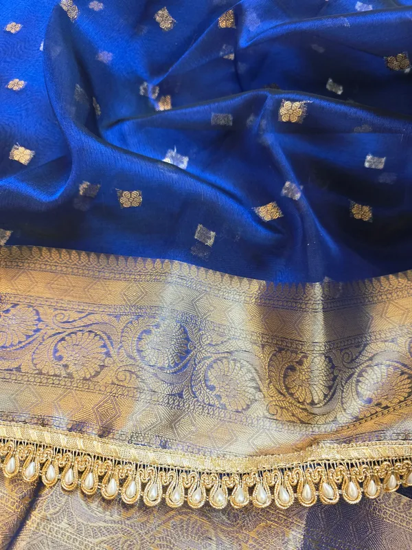 Royal_Blue_Tissue_Silk_Zari_Buti_Lace_Border_Banarasi_Saree_For_Women