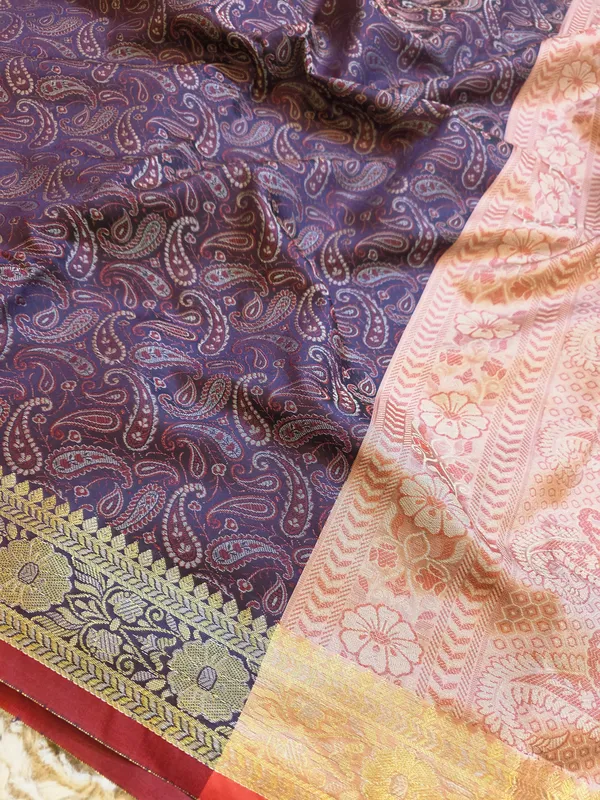 Deep_Navy_Blue_Soft_Silk_Banarasi_Jamdani_Tanchui_Saree_For_Women